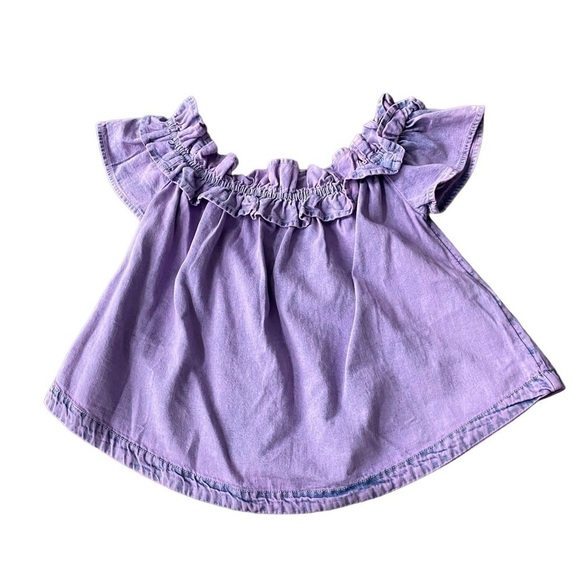 NWOT Free people Maxine ruffle off the shoulder top. Size XS - Picture 4 of 6